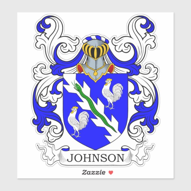 Adesivo Johnson Family Crest (Folha)