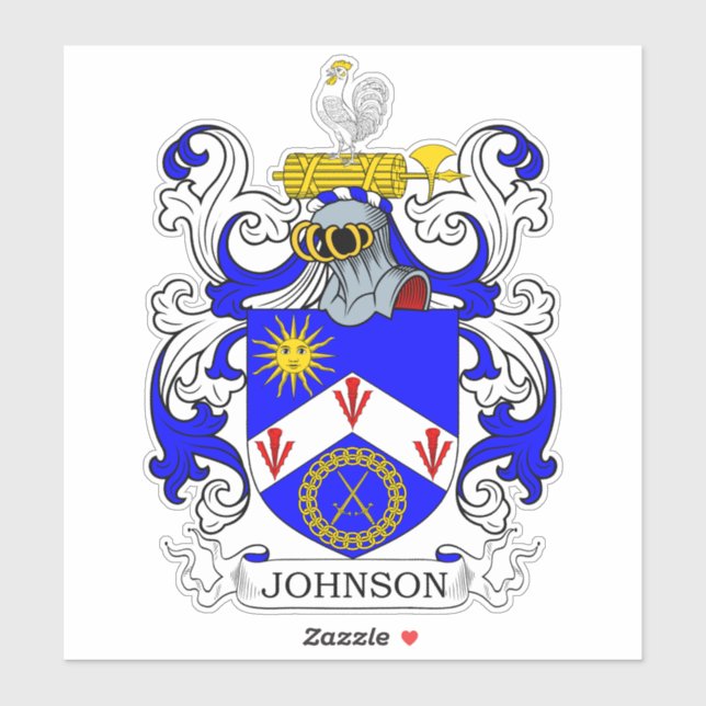 Adesivo Johnson Family Crest (Folha)