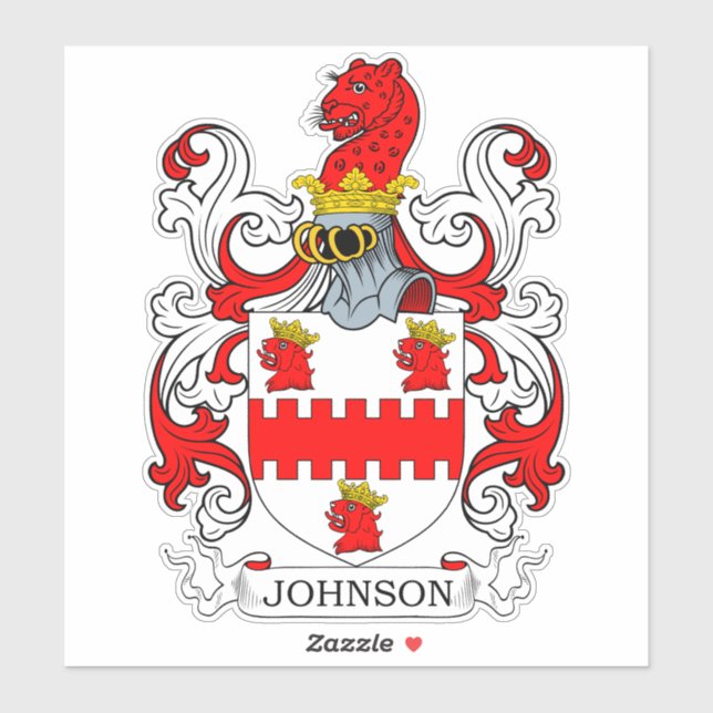 Adesivo Johnson Family Crest (Folha)