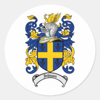 Adesivo Johnson Family Crest - Casaco de Armas