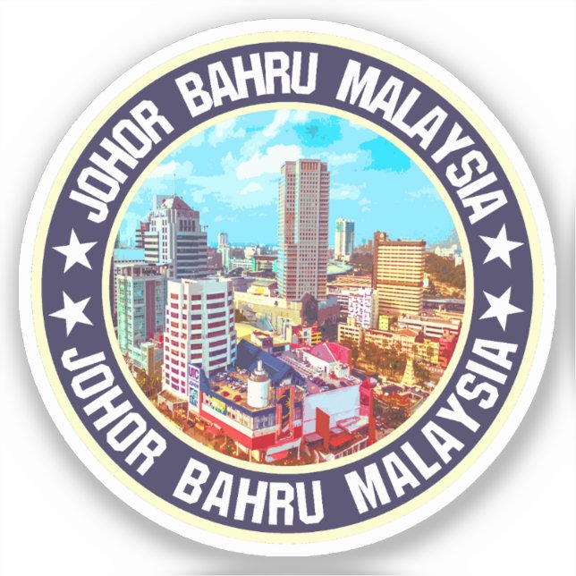 Adesivo Johor Bahru (Frente)