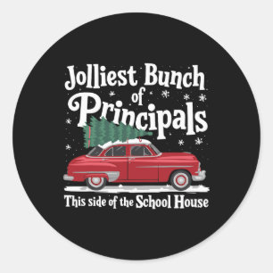 Adesivo Jolliest Bunch Of Principals Este Lado Da Escola
