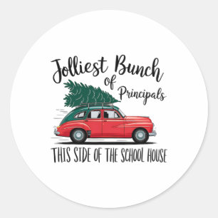 Adesivo Jolliest Bunch Of Principals Este Lado Da Escola