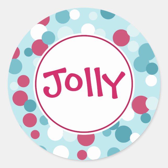 Adesivo Jolly Dot Christmas Stickers (Frente)