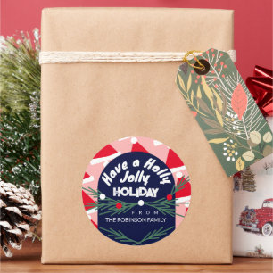 Adesivo Jolly Holiday Natal Santa Hat