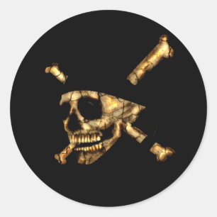 Adesivo Jolly Roger #1-Burnt
