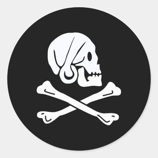Adesivo Jolly Roger Henry All Pirate Flag (Frente)