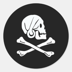 Adesivo Jolly Roger Henry All Pirate Flag