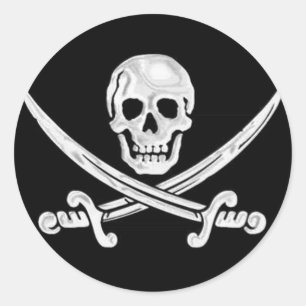 Adesivo Jolly Roger Skull