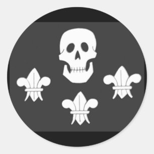 ADESIVO JOLLY ROGER SKULL E TRÊS MENTIRAS FLAG