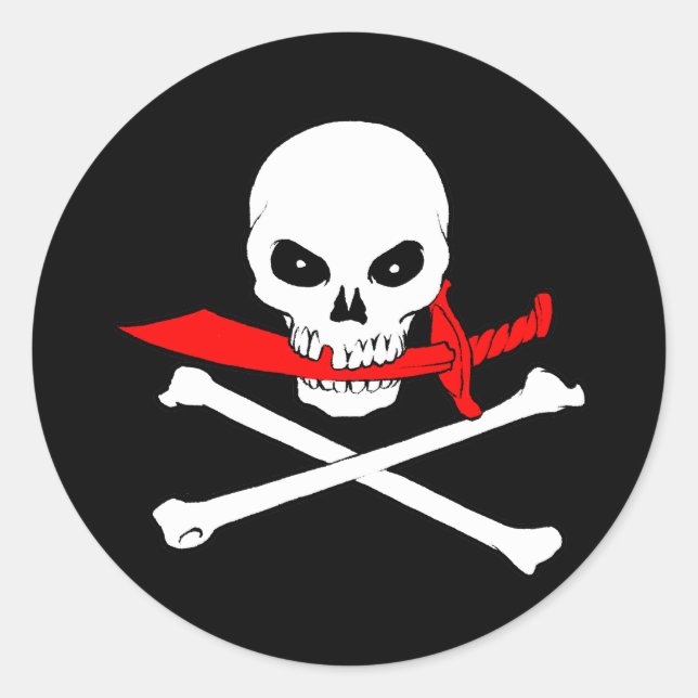 Adesivo Jolly Roger Sticker (Frente)