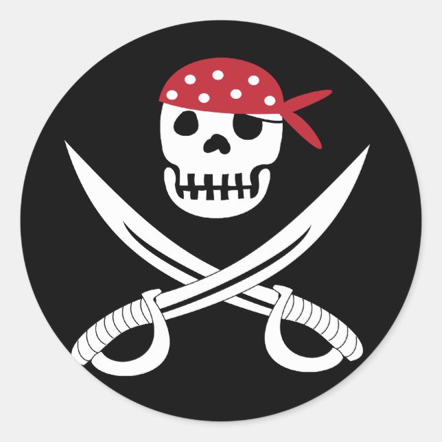 Adesivo Jolly Roger Stickers (Frente)