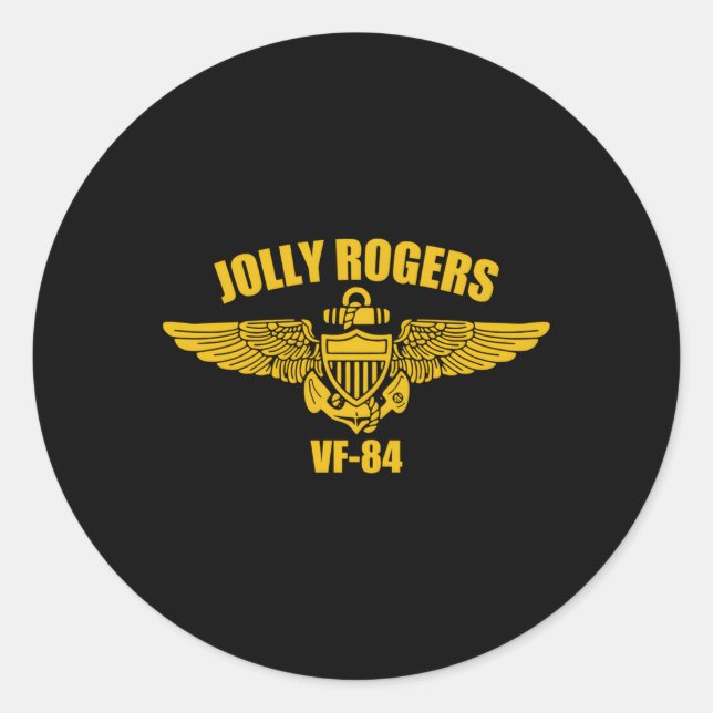 Adesivo Jolly Rogers Vf-84 (Frente)
