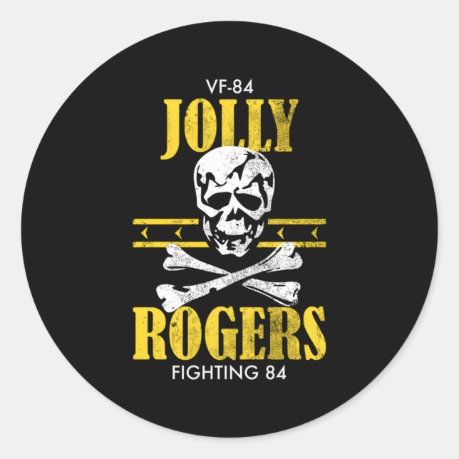 Adesivo Jolly Rogers Vf-84 Distante (Frente)