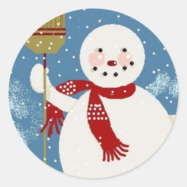 Adesivo Jolly Snowman Sticker (Frente)