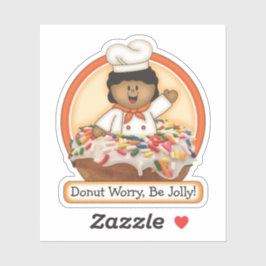 Adesivo JollyKins Donut Orange