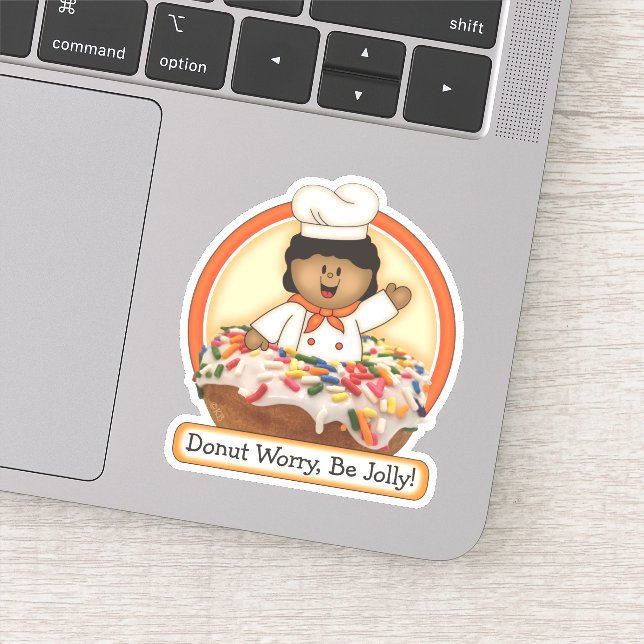 Adesivo JollyKins Donut Orange (Detalhe)