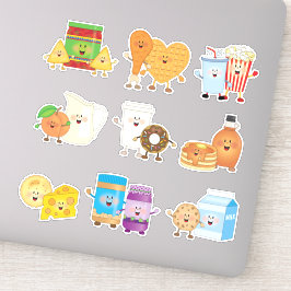 Adesivo JollyKins Foodie Friends (Conjunto de 9)