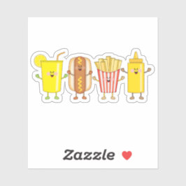 Adesivo JollyKins Hot Dog Friends