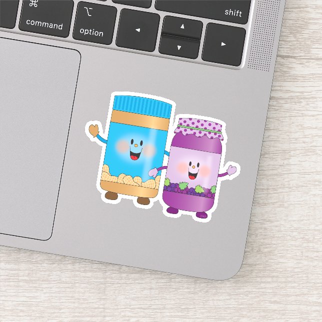 Adesivo JollyKins Manteiga De Amendoim E Geleia (Detalhe)