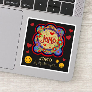 Adesivo JOMO Trendy Inspirivity Sticker com Sorrisos