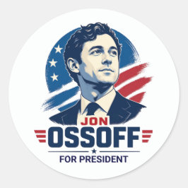 Adesivo Jon Ossoff Presidente 2028  