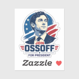 Adesivo Jon Ossoff Presidente 2028  
