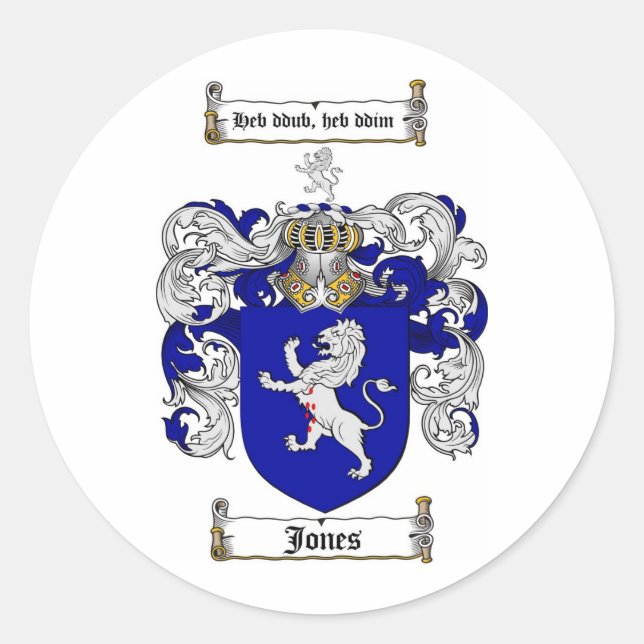 ADESIVO JONES FAMILY CREST - JONES CASACO ARMS (Frente)