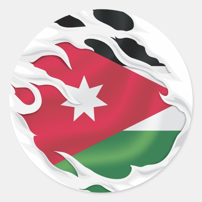 Adesivo Jordan Ripped Flag (Frente)