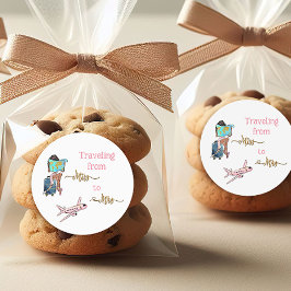 Adesivo Jornada de Chá de Panela Viagem de Miss para Mrs.