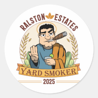 Adesivo Jornal Oficial Ralston Estates Yard Smoker 2025
