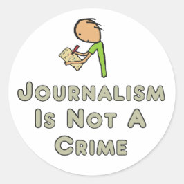 Adesivo Jornalismo Não É Crime