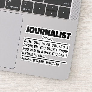 Adesivo Jornalista Noun Blogando Amantes Colunistas Legal