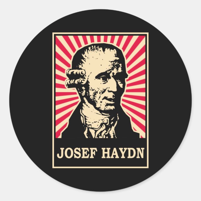 Adesivo Josef Haydn (Frente)