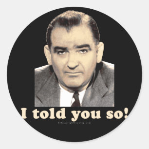 Adesivo Joseph McCarthy