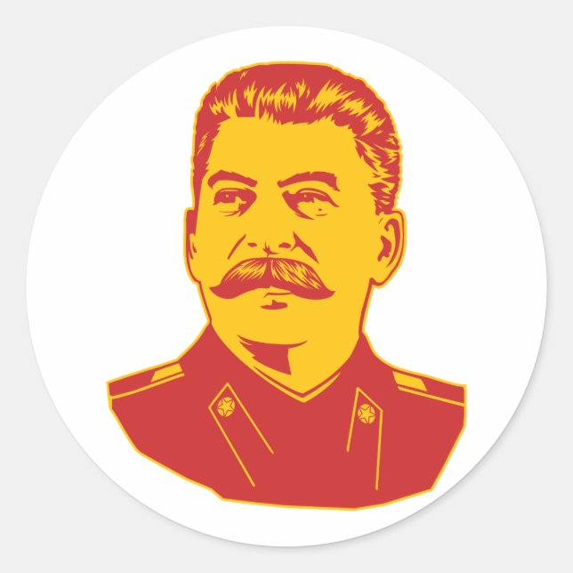 Adesivo Joseph Stalin Portrait (Frente)