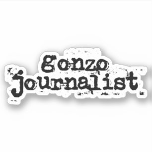 Adesivo Journalista de Gonzo
