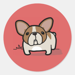 Adesivo Jovem corça Frenchie Pied