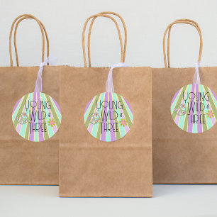 Adesivo Jovem, Selvagem e Três Vinheta-Favor B-Dia Arr