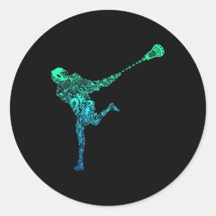 Adesivo Jovens Jovens Jovens Jogadores de Lacrosse Meninos