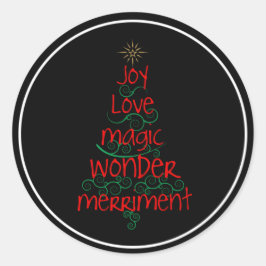 Adesivo Joy Amor Magic Maravilha Merriment