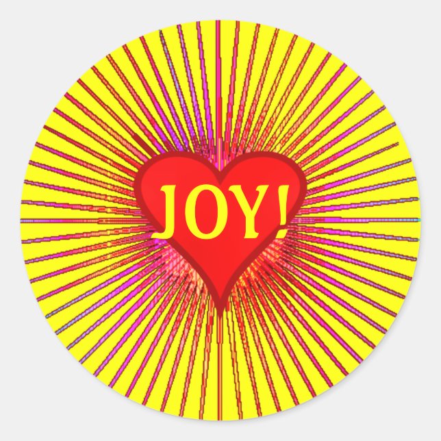 Adesivo JOY BURST Stickers (Frente)