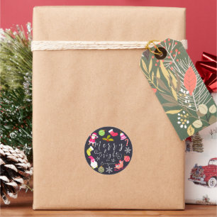 Adesivo Joy Christmas Brown
