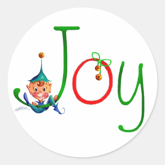 Adesivo JOY CHRISTMAS de SHARON SHARPE (Frente)
