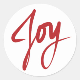 Adesivo Joy Christmas Round Sticker