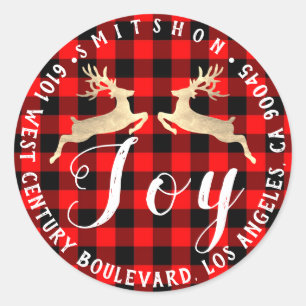 Adesivo Joy Deer Holiday Devolve RSVP Buffalo Fleece Doura