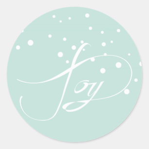 Adesivo Joy Holiday Natal Mint