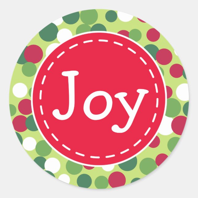 Adesivo Joy Holiday Stickers (Frente)