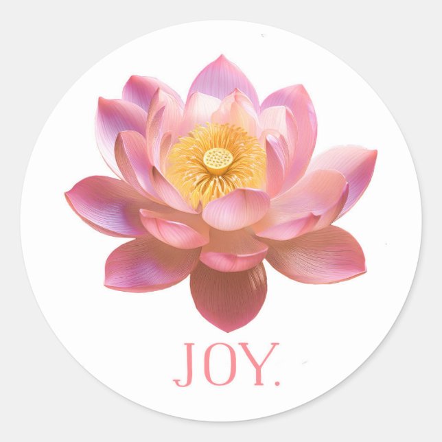 Adesivo Joy lotus sticker (Frente)