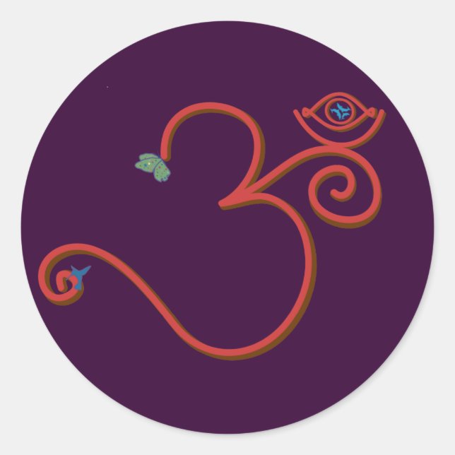 Adesivo Joy Om Sticker (Frente)